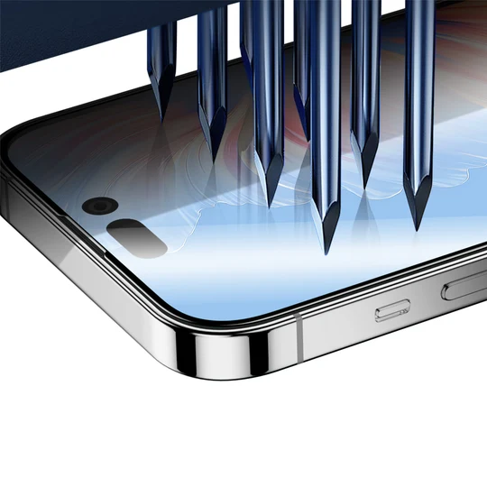 Rixus Clear HD Full Curved Edge Tempered Glass für Apple iPhone 16 Plus