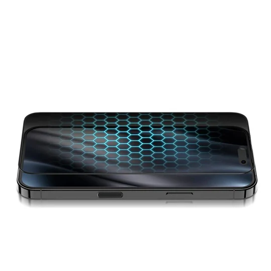 Rixus Privacy Full Curved Edge Tempered Glass für Apple iPhone 18 Pro Max (10er-Pack)