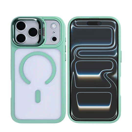 Rixus Classic 03 MagSafe Hülle für Apple iPhone 17 Pro Max – Light Green