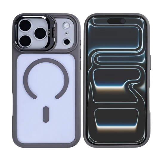 Rixus Classic 03 MagSafe Hülle für Apple iPhone 17 Pro Max – Titanium Grey