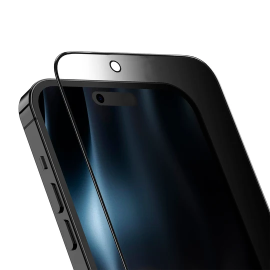 Rixus Privacy Tempered Glass mit Fit Box für Apple iPhone Air