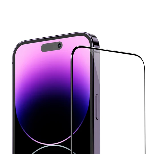 Rixus Clear HD Tempered Glass mit Fit Box für Apple iPhone 16 Pro