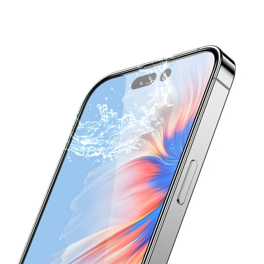 Rixus Clear HD Full Curved Edge Tempered Glass für Apple iPhone 16 Plus (10er-Pack)