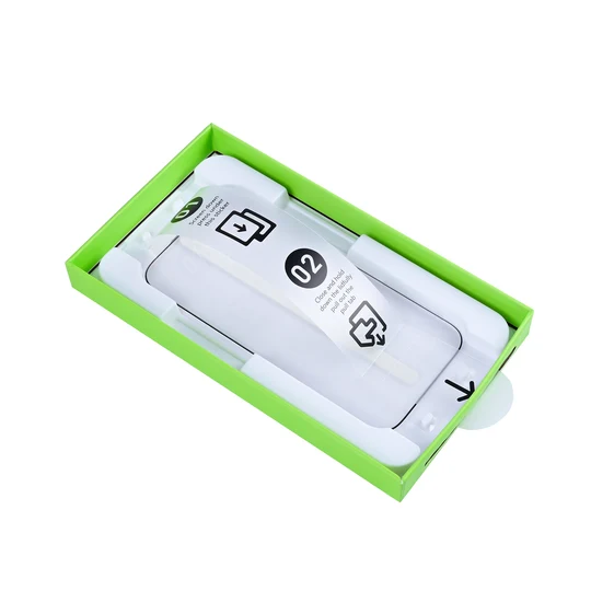 Rixus Clear HD Tempered Glass mit Fit Box für Apple iPhone 16 Pro Max