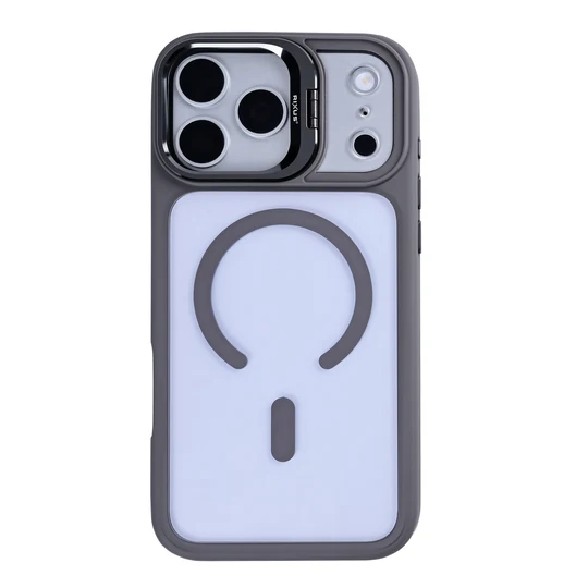 Rixus Classic 03 MagSafe Hülle für Apple iPhone 17 Pro Max – Titanium Grey