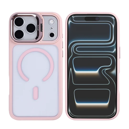 Rixus Classic 03 MagSafe Hülle für Apple iPhone 17 Pro Max – Light Pink