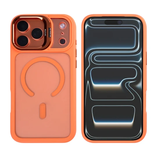 Rixus Classic 03 MagSafe Hülle für Apple iPhone 17 Pro Max – Orange