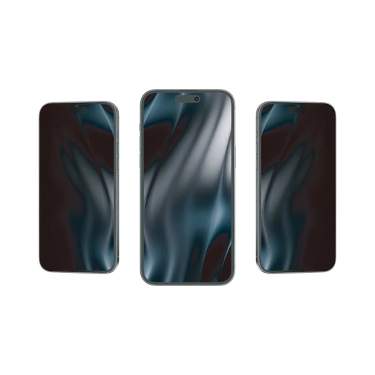 Rixus Privacy Full Curved Edge Tempered Glass für Apple iPhone 16