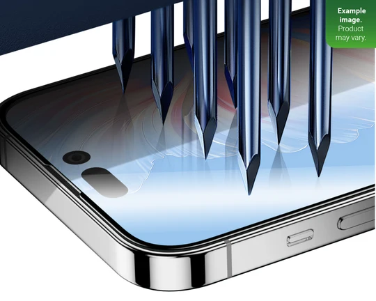 Rixus Clear HD Full Curved Edge Tempered Glass für Apple iPhone 15 Pro