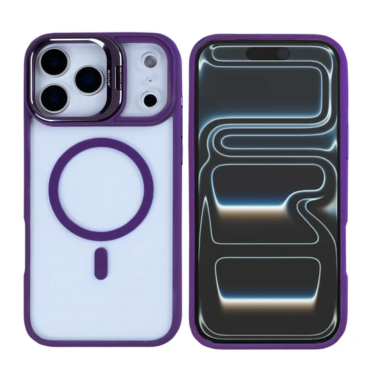 Rixus Classic 03 MagSafe Hülle für Apple iPhone 17 Pro Max – Deep Purple
