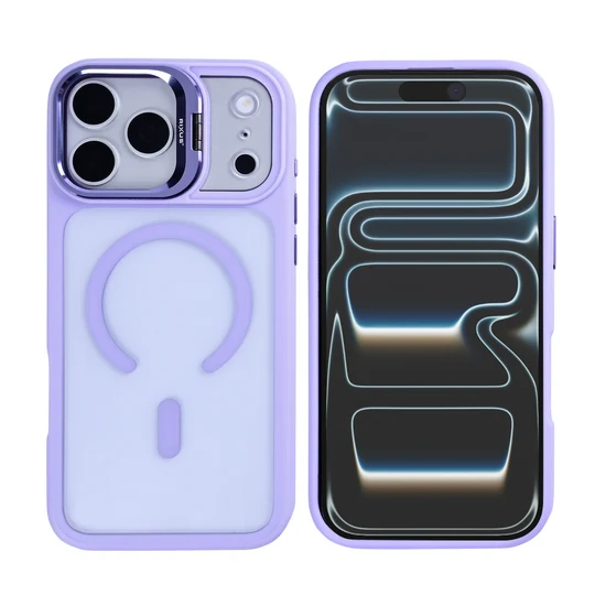 Rixus Classic 03 MagSafe Hülle für Apple iPhone 17 Pro Max – Light Purple